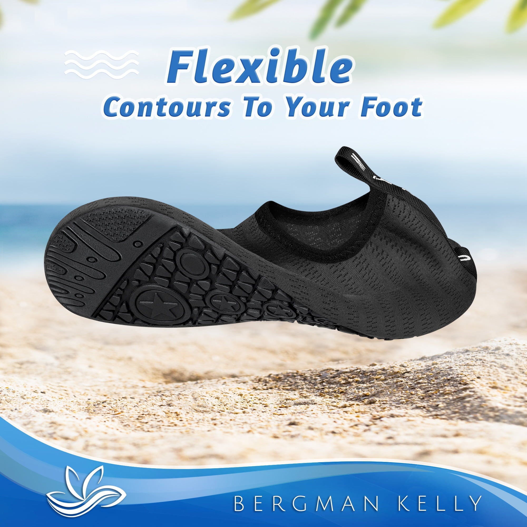 Bergman Kelly Mens & Womens Water Shoes (M 5-10; W 7-12), Herringbone Pattern US Casual Shoes