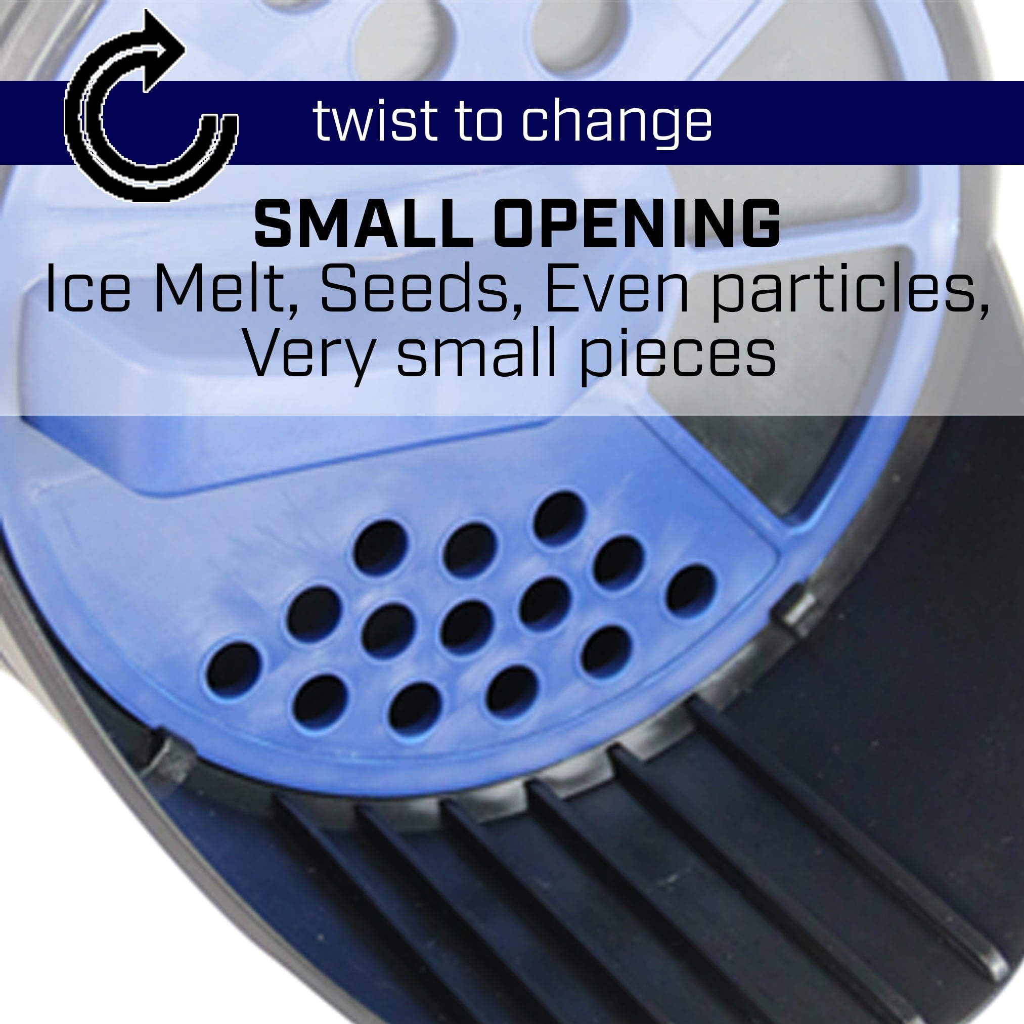 Chapin 8743A Hand Ice Melt, Salt, and Seed Spreader