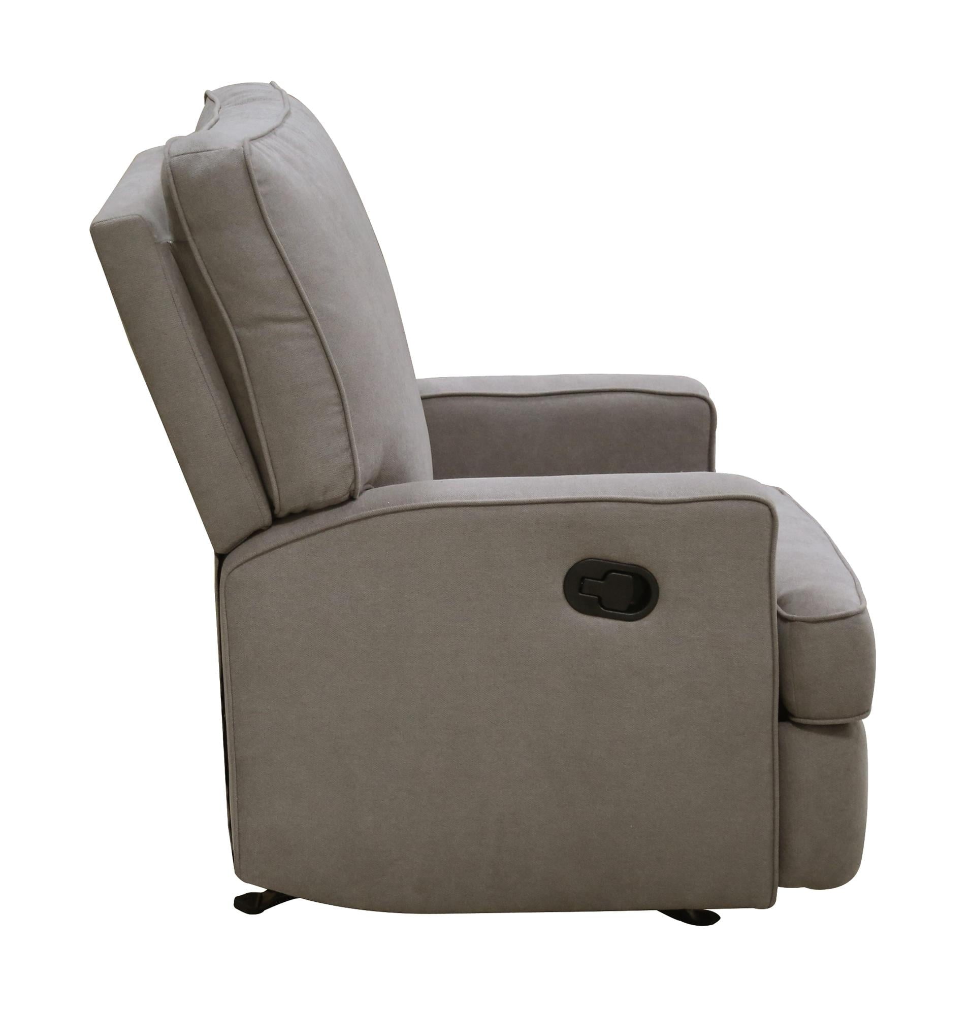 Baby Relax Salma Rocker Recliner Chair, Taupe Chenille
