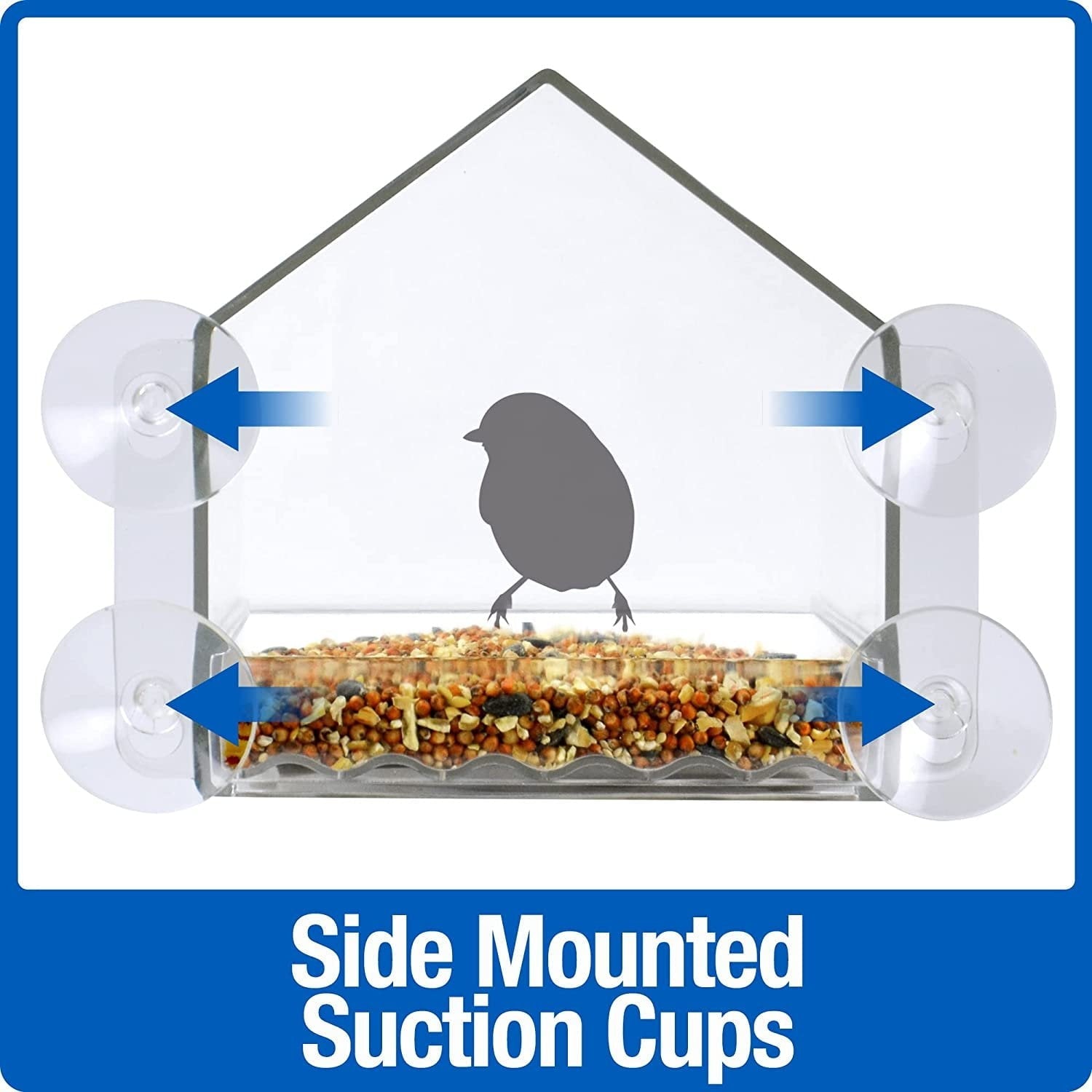 Nature's Way Bird Products Clear View Window Feeder