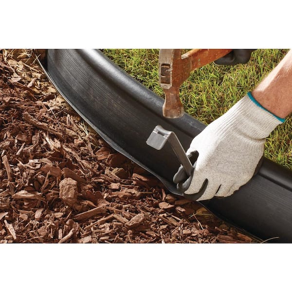 50 ft. Heavy-Duty Plastic Landscape Edging