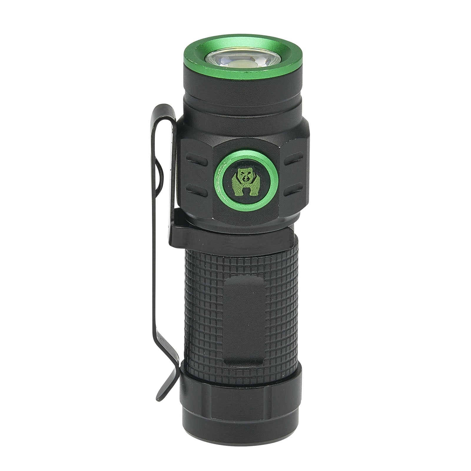 Kodiak Kub Rechargeable Li-Ion 500 Lumens COB LED Flashlight with Charging Cable Turbo, High, Med, Low Modes 0.12 lbs
