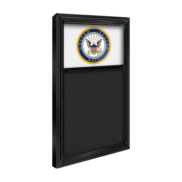 31.0 in. x 17.5 in. US Navy Seal Plastic Chalkboard