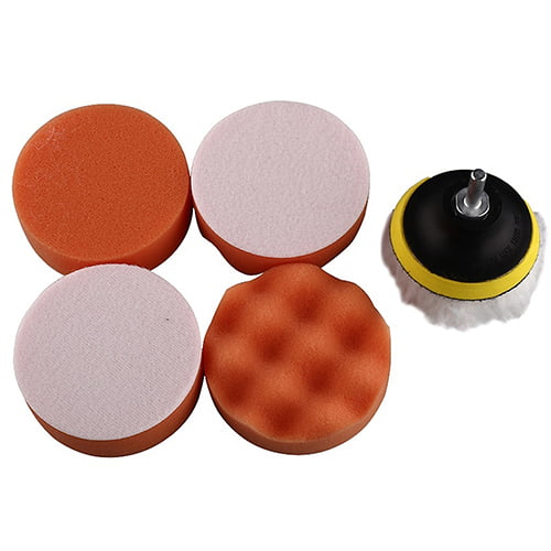 AOKID Polishing Kit,7 Pcs Polishing Waxing Buffer Pad Sponge Set Kit For Vehicle Car Polish Tool