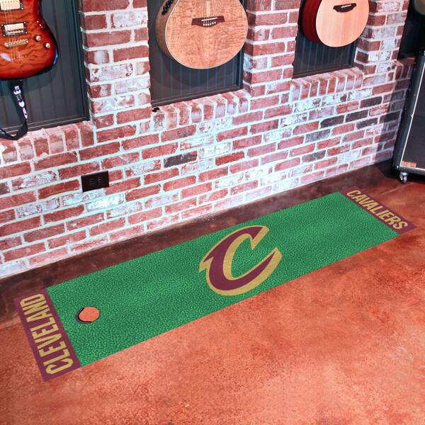 NBA Cleveland Cavaliers 1 ft. 6 in. x 6 ft. Indoor 1-Hole Golf Practice Putting Green