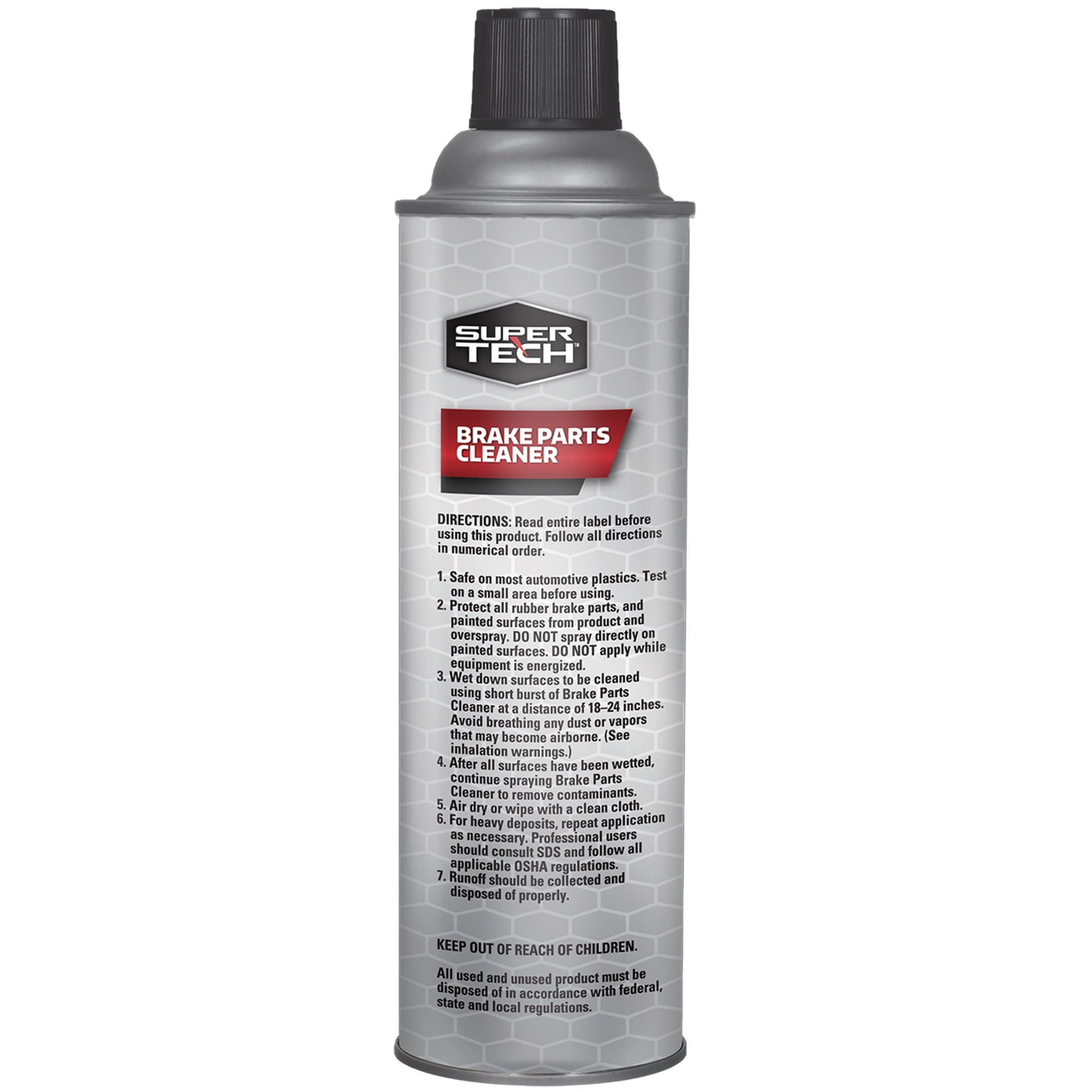 Super Tech Non-Chlorinated Brake Cleaner, 14 oz (0.906 lb)