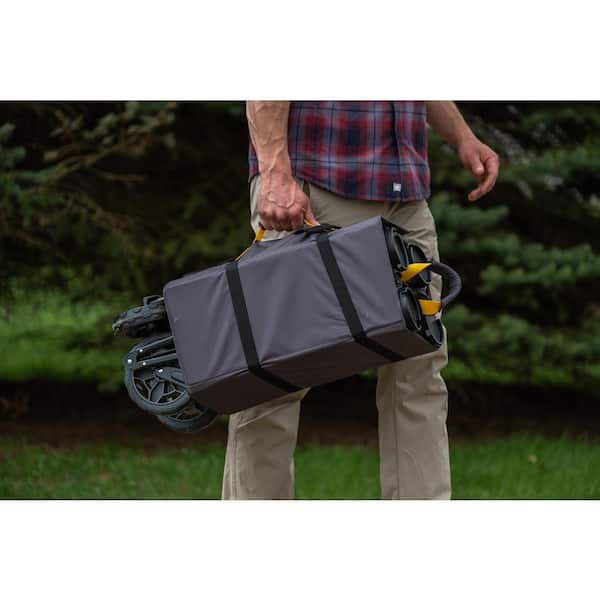 7 cu. ft. (36 in. x 21 in. x 15 in.), Oversized Outdoor Folding Utility Wagon, Expandable Side Pockets, Flat-Free Tires