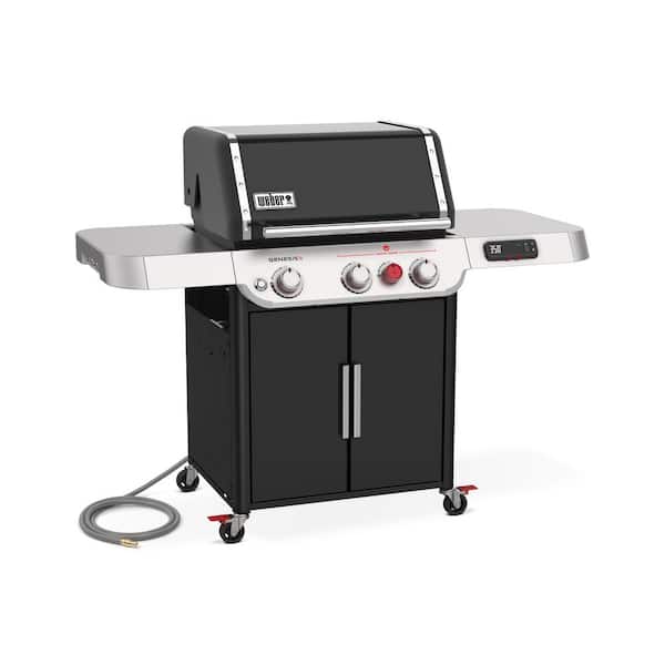 Genesis Smart EX-325s 3-Burner Natural Gas Grill in Black with Smart Technology