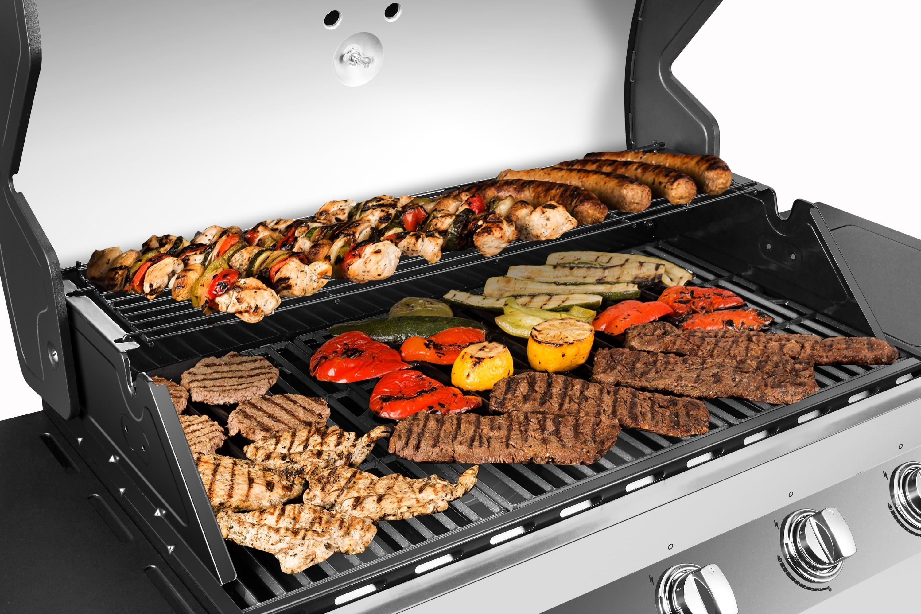 Dyna-Glo 5 Burner Silver Propane Gas Grill
