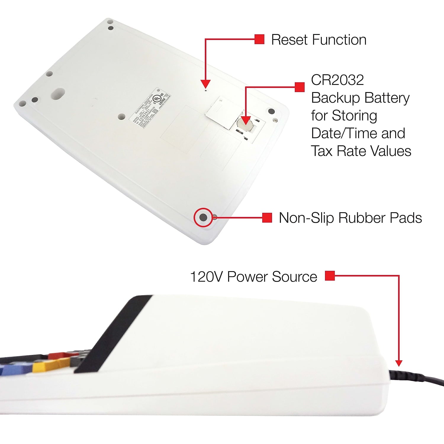Sharp Calculators EL-1197PIII Two-Color Printing Desktop Calculator Black/Red Print 4.5 Lines/Sec