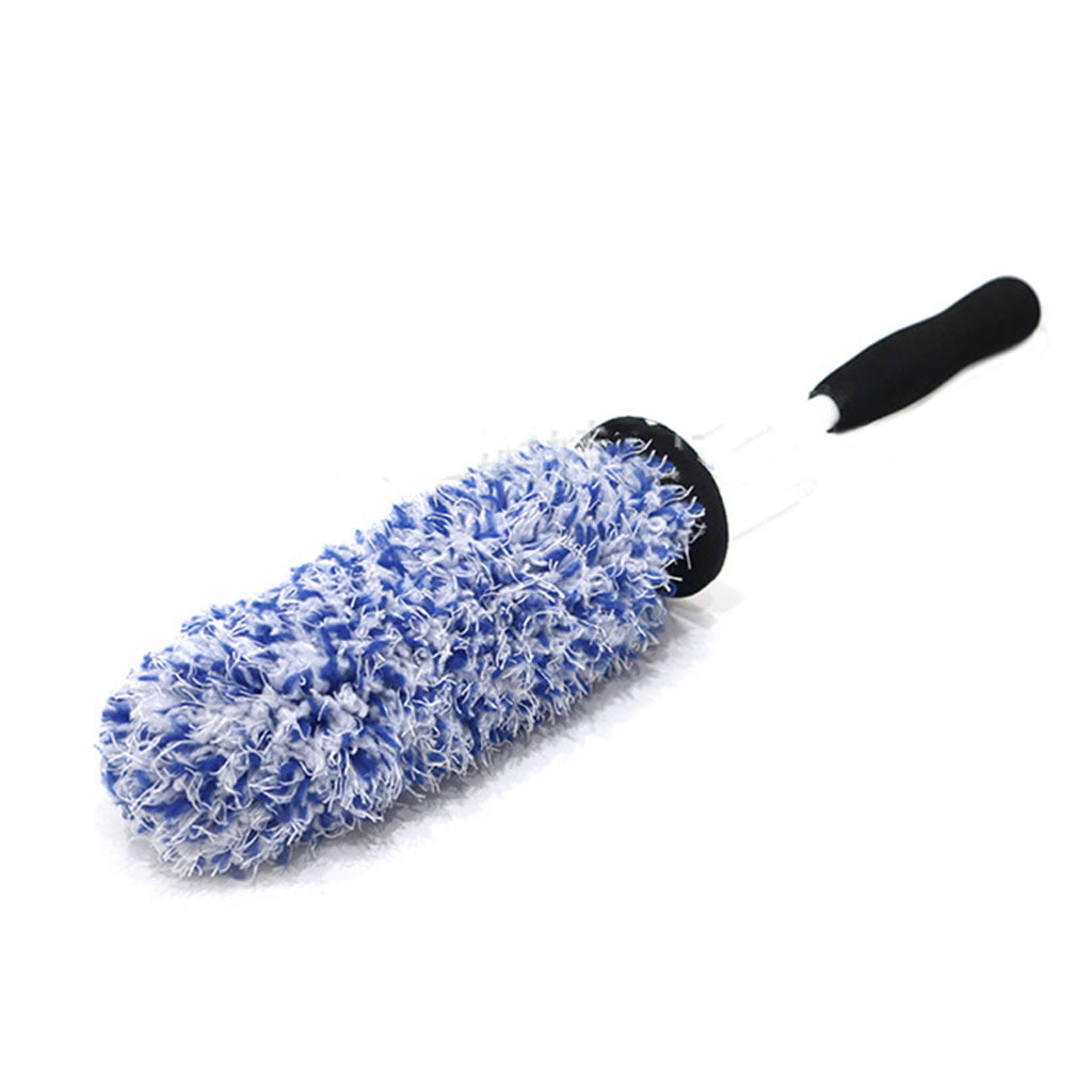 ZUARFY Wheel Tire Brush Car Rim Detailing Brushes Cleaning Microfiber Cleaning Cloth