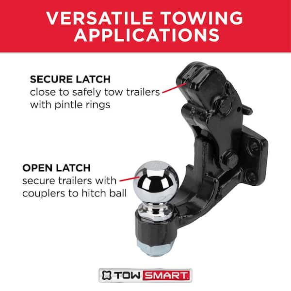 Pintle Hook with 2-5/16 in. Hitch Ball, Bolt-on, 16,000 lb. capacity