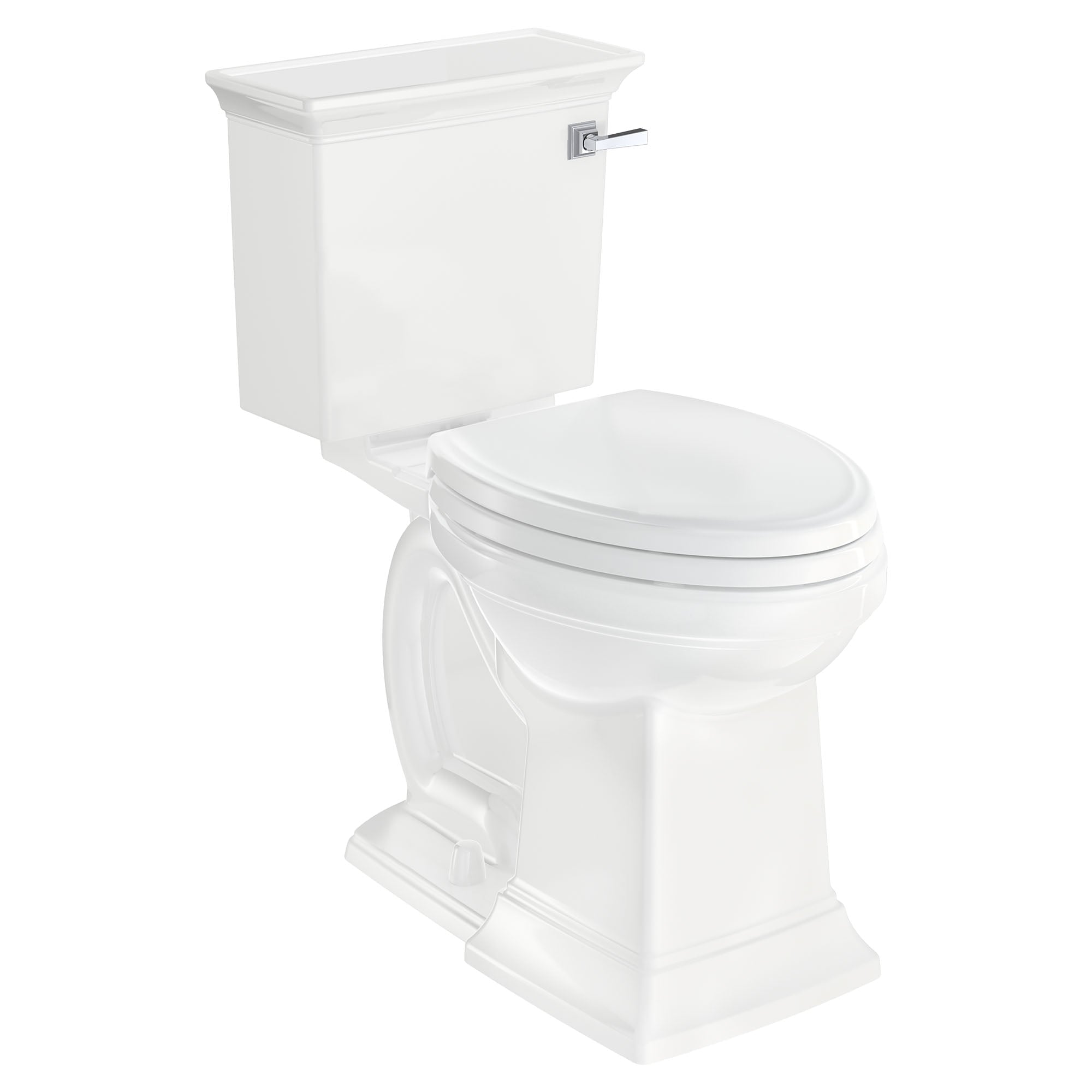 American Standard Traditional Slow-Close EverClean Elongated Closed Front Toilet Seat in White