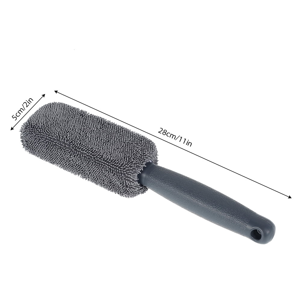 Car Wheel Rim Wash Cleaning Brush Microfiber Tire Duster Cleaner Auto Detailing Washing Tool