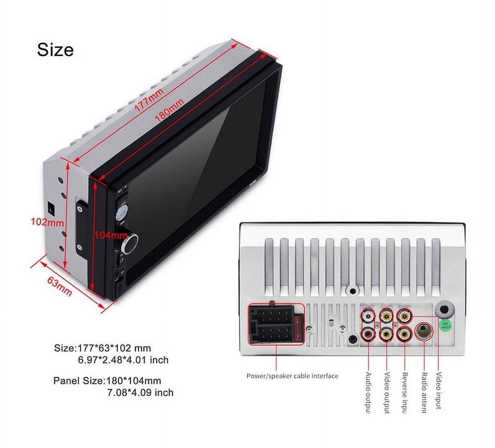 Polarlander Car Radio Stereo double DIN 7