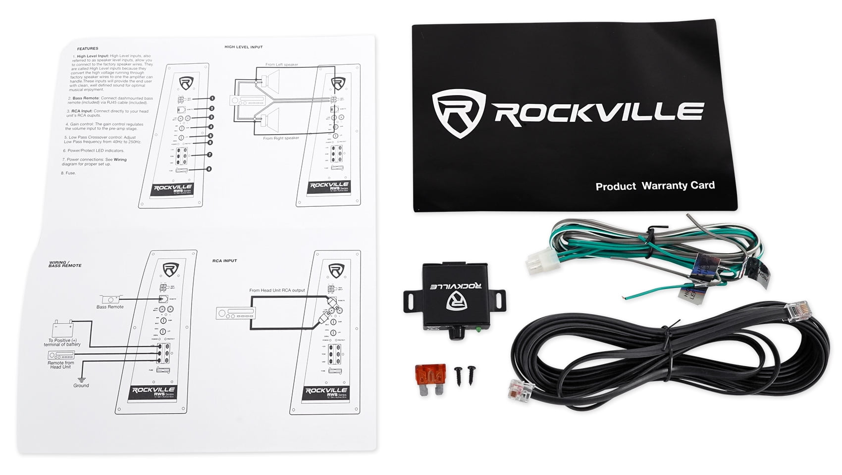Rockville RWS12CA Slim 1200 Watt 12