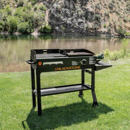Blackstone Duo 17 Griddle and Charcoal Grill Combo