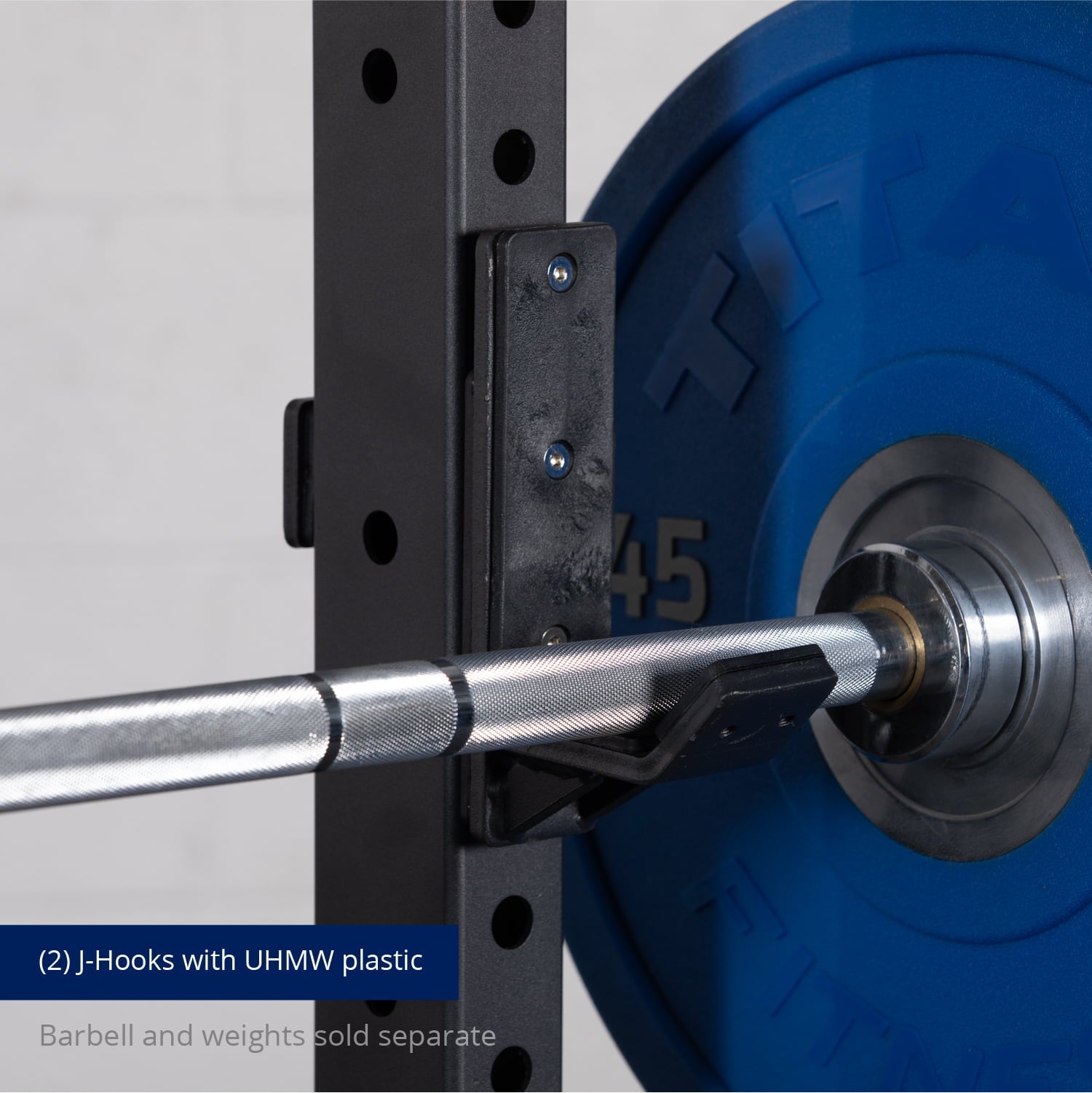 Titan Fitness T-3 Series Independent Squat Stand J-Hooks