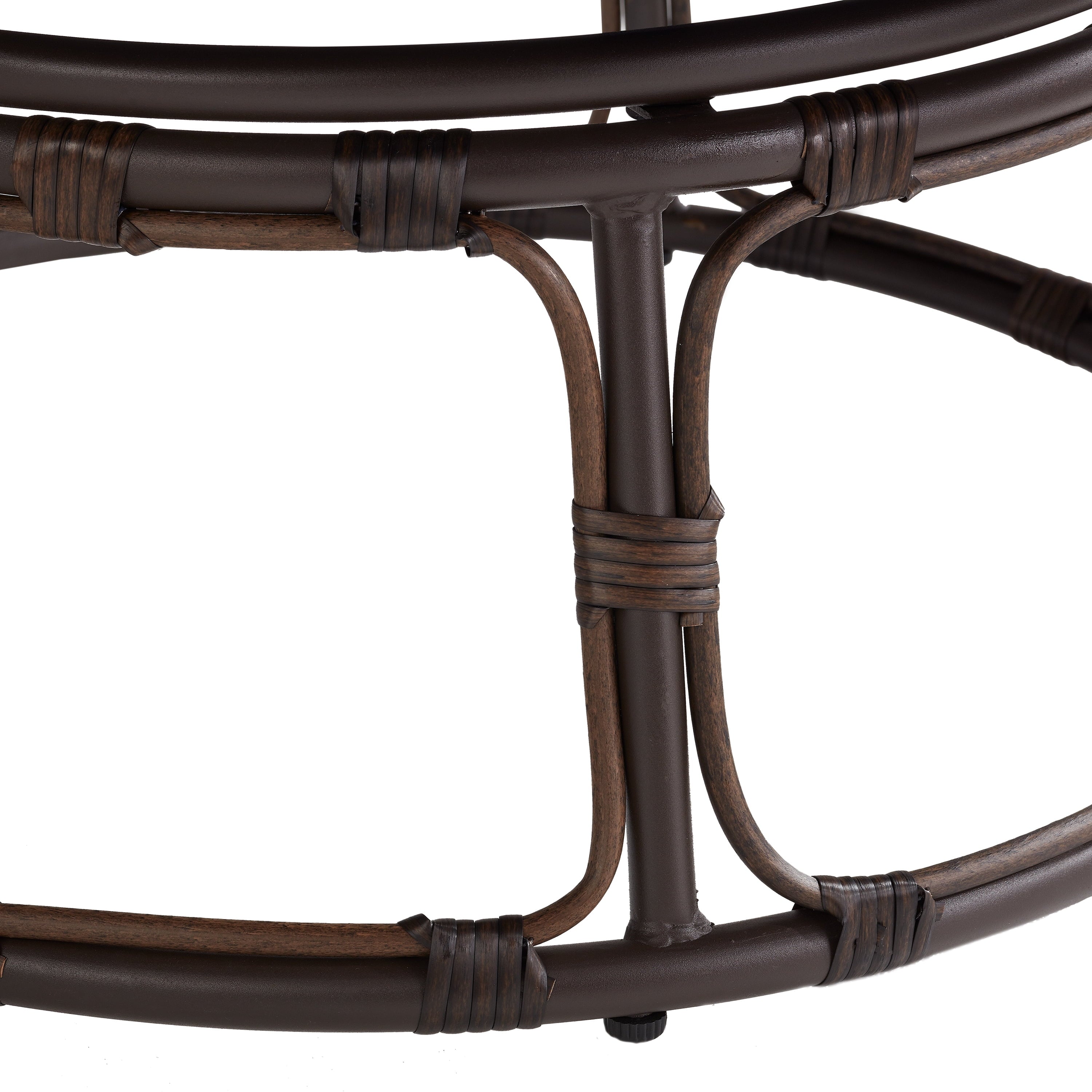 Better Homes & Gardens Papasan Bench, Charcoal Gray, Upholstery Bench