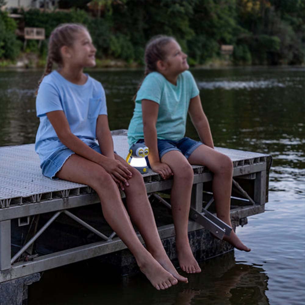 FANT.LUX Owl Themed Headlamp and Lantern Combo for Camping Outdoor Equipment Battery Powered Lightweight Tent Lamp