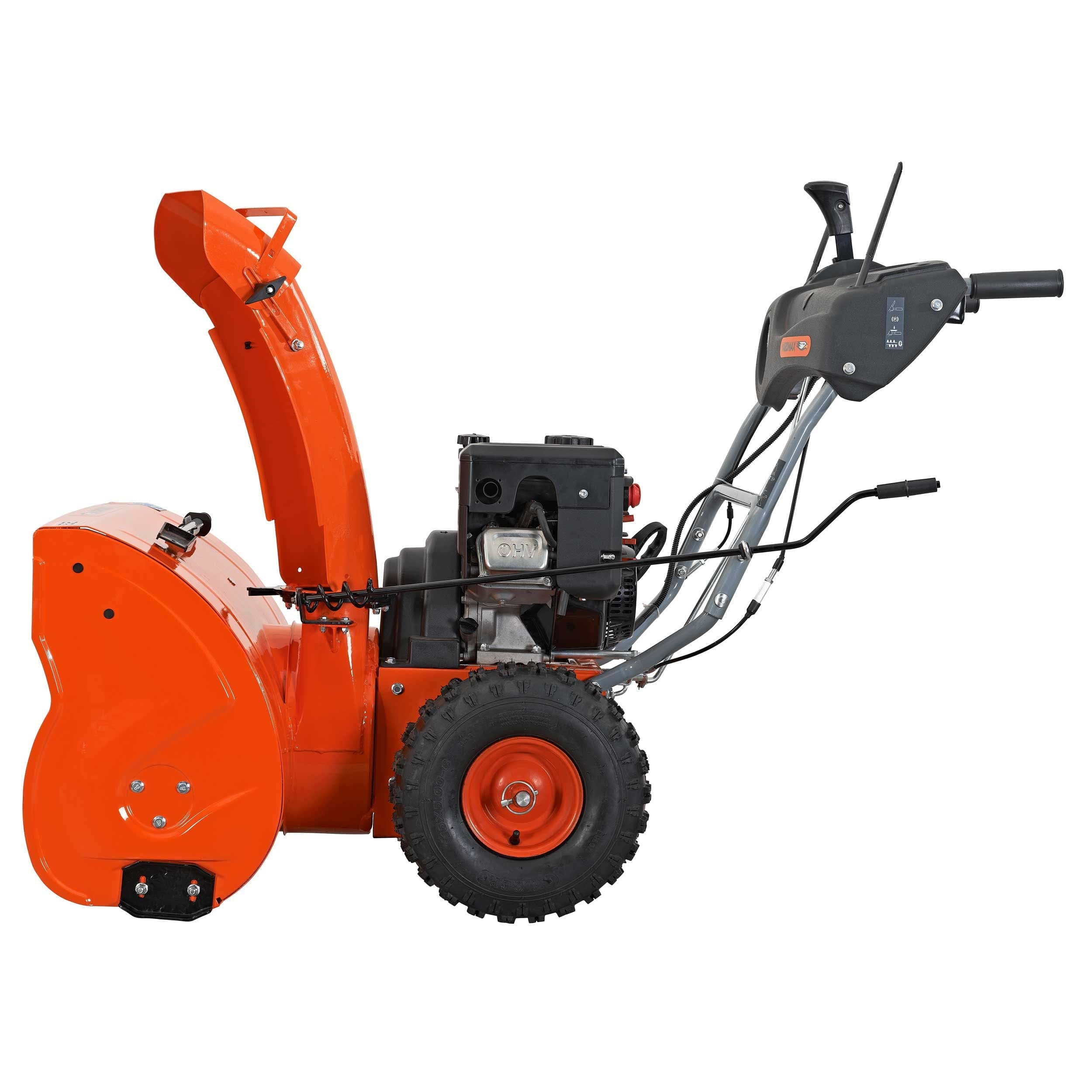 28 in. 252 cc Two-Stage Self-Propelled Gas Snow Blower with Electric Start Headlight