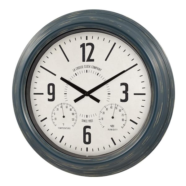 La Crosse Clock Company’s 18.40 in. Hamilton Analog Wall Clock