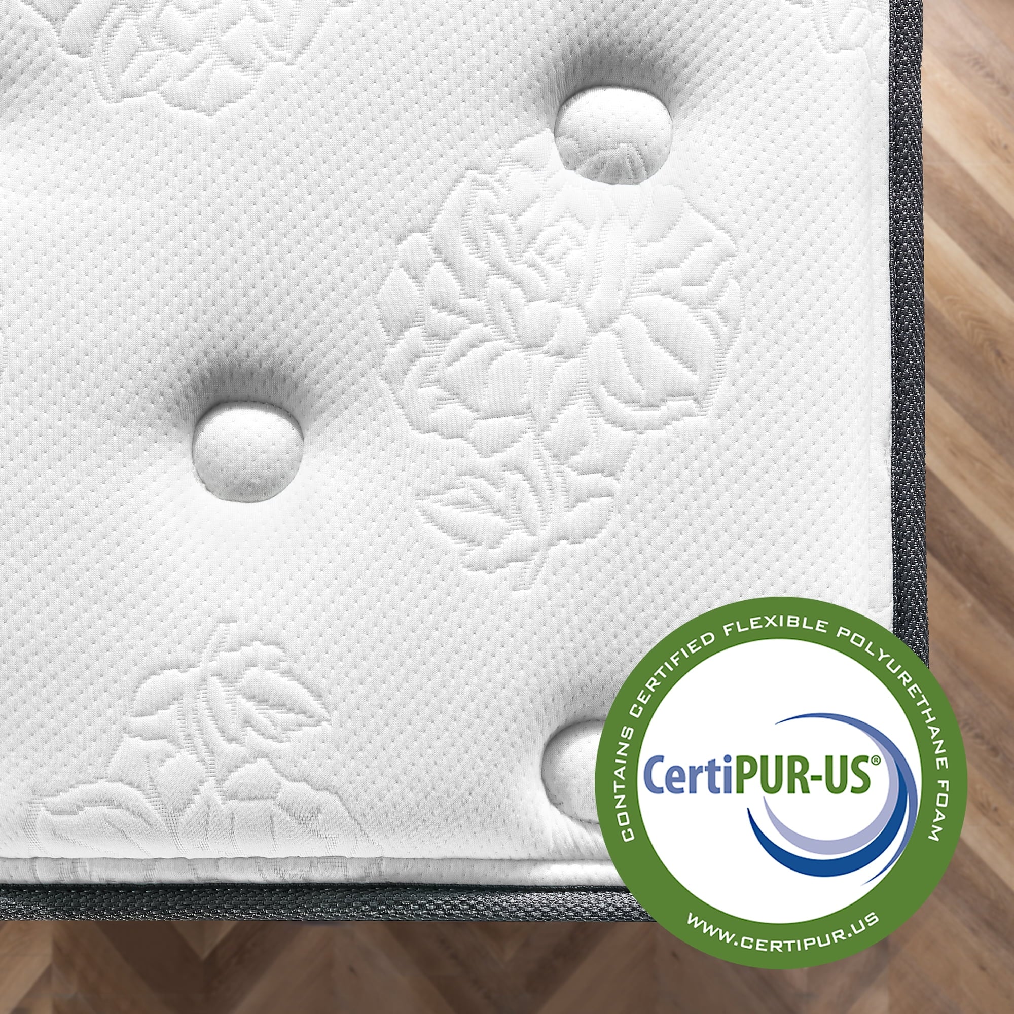 Comfort Support 10¡± Hybrid of Cooling Gel Memory Foam and Pocket Spring Mattress, Full
