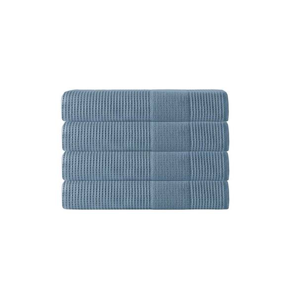 Ria 4-Pieces Navy Turkish Cotton Hand Towels