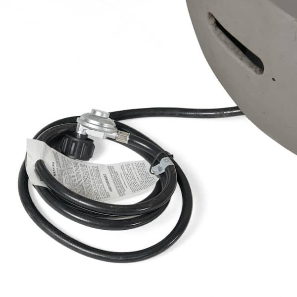 Tulip Light Gray Stone Fire Pit Bowl (No Tank Holder)