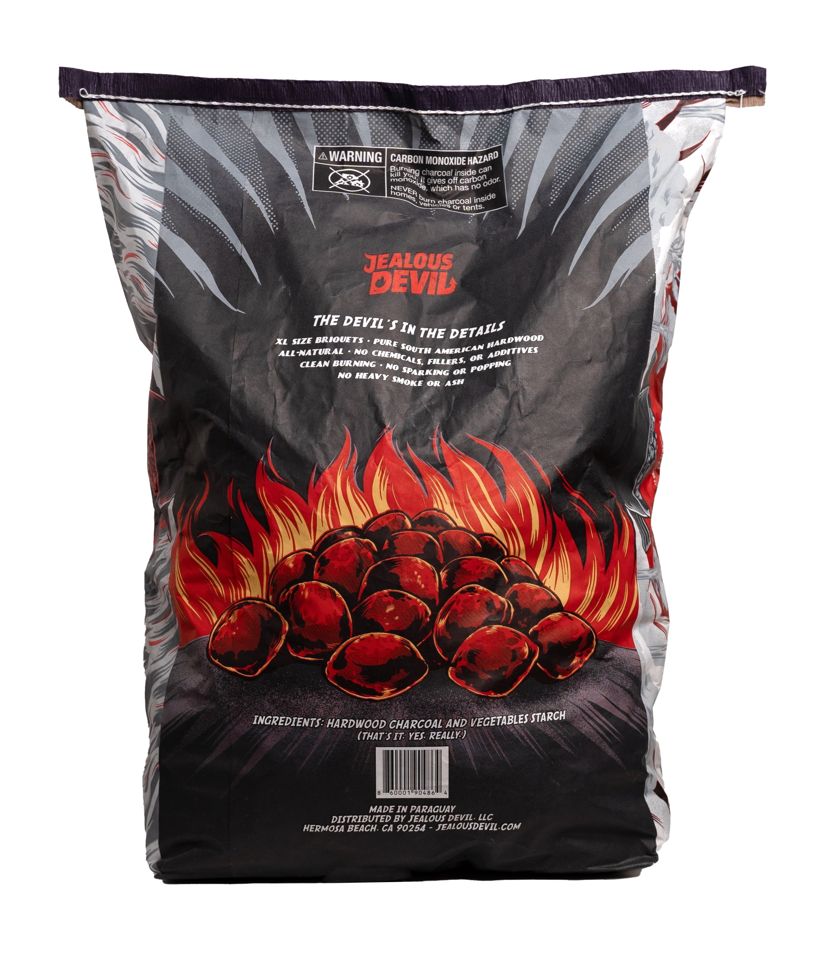 Jealous Devil Max XL All Natural Hardwood Charcoal Pillow Briquets, 20 lbs