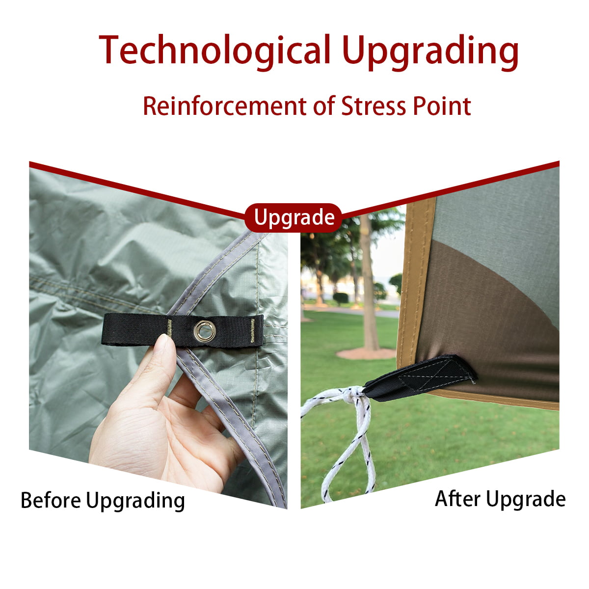 10x10ft Hammock Rain Fly Waterproof Tent Tarp Lightweight Traveling Awning Outdoor Sun Shelter