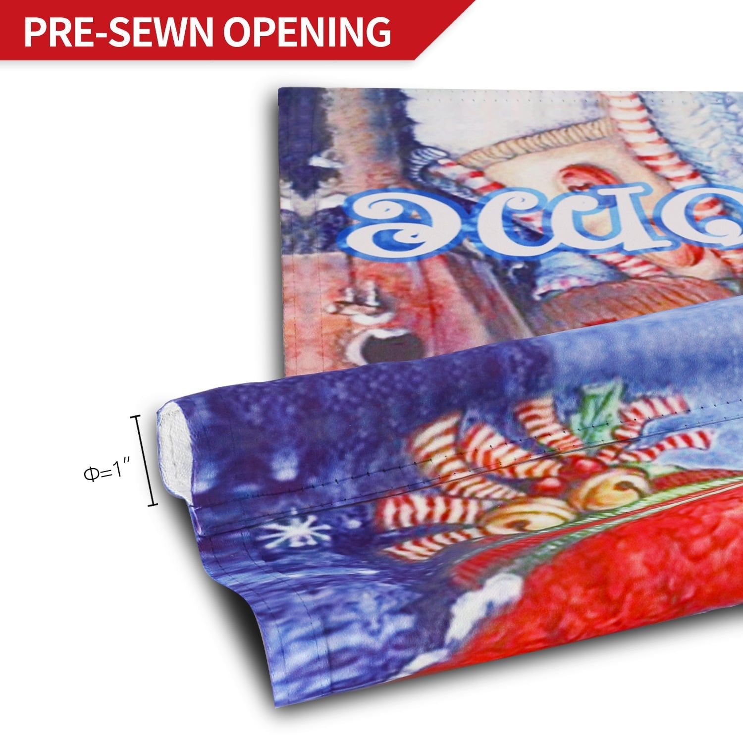 Anley Double Sided Welcome Winter Garden Flag, Snowman Bird Snowflake Garden Flags 18 x 12.5 Inch