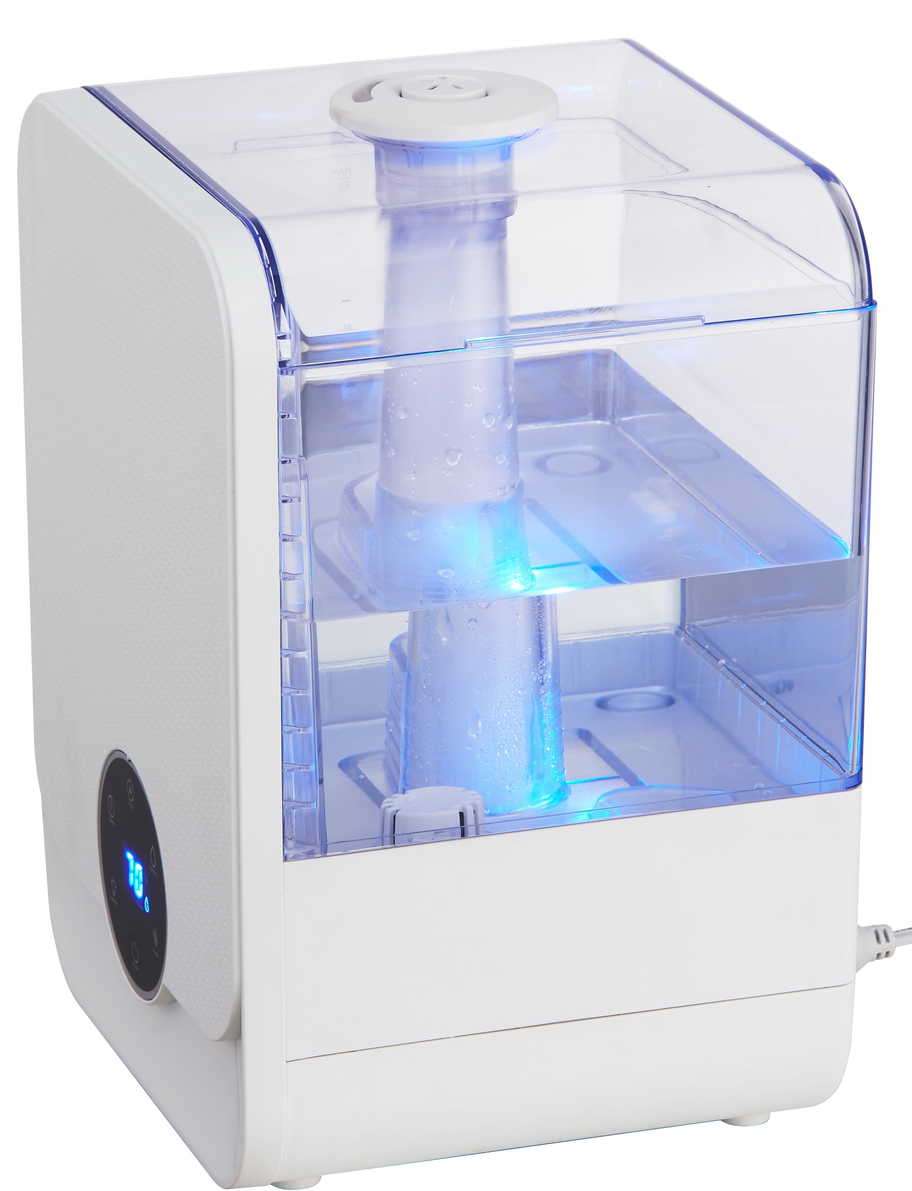 Better Homes & Gardens 1.6 Gal Ultrasonic Warm/Cool Mist Humidifier with Remote, White