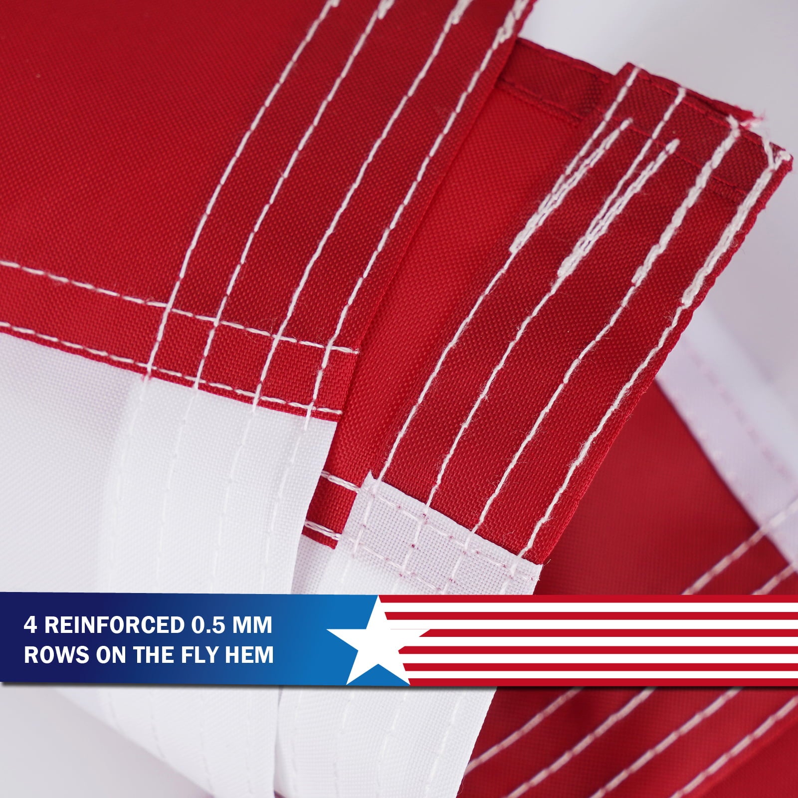TOPFLAGS Premium American Flag 4x6 Outdoor, Heavy Duty 210D Nylon US Flag, Strongest Longest Lasting with Embroidered Stars/Sewn Stripes/Brass Grommets