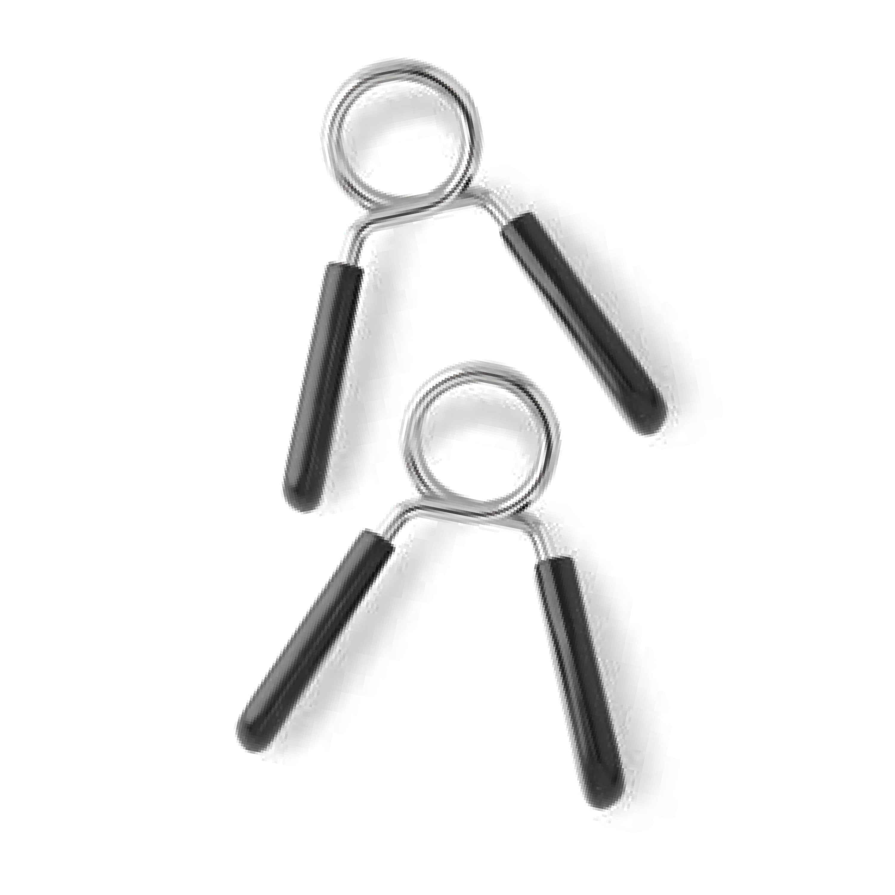 Athletic Works Standard Chrome Spring Clip Collars (Fits 1in Bars)