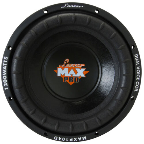 Lanzar MAXP104D 10" 1200 Watt DVC Woofer