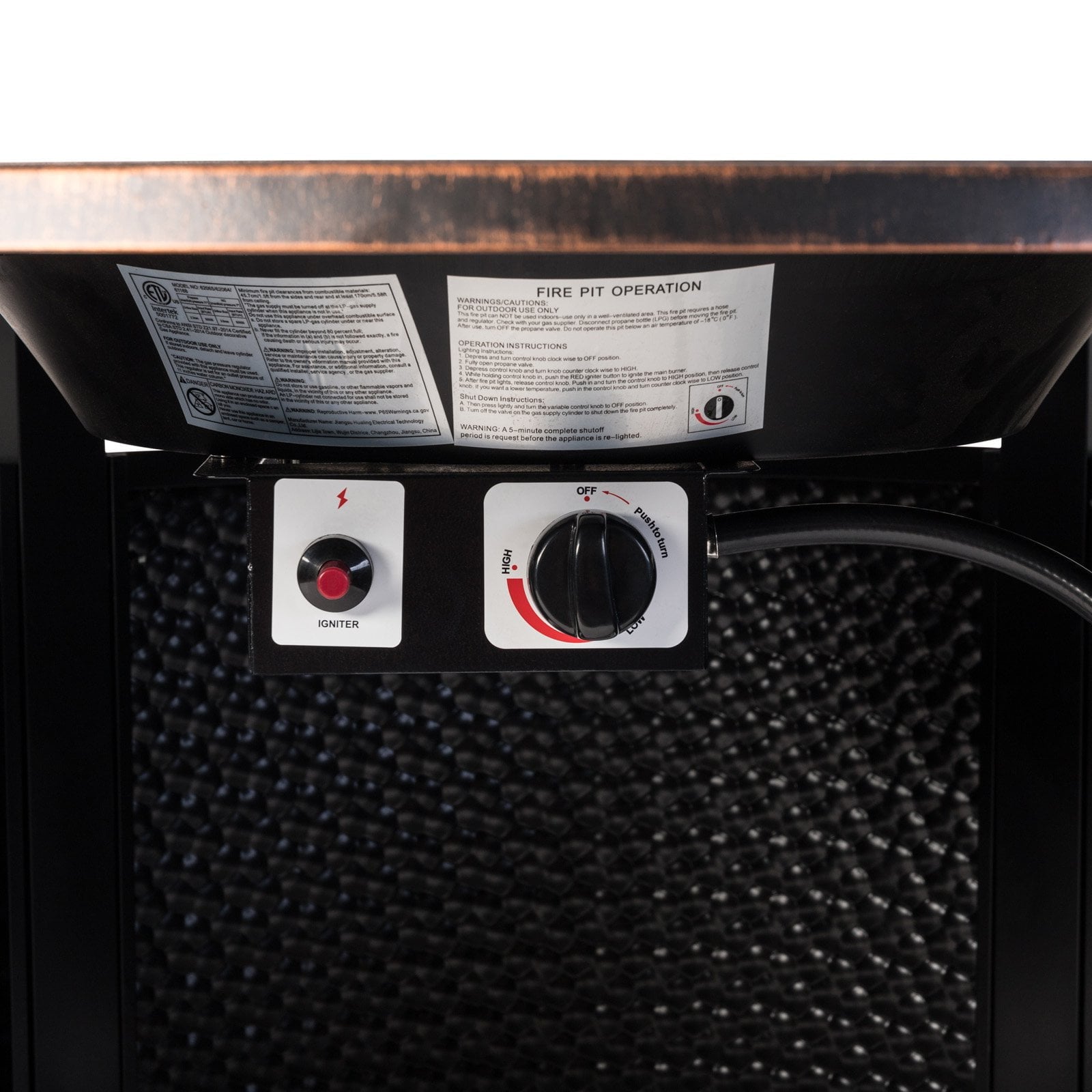 Fire Sense Briarwood 44 in. Fire Pit