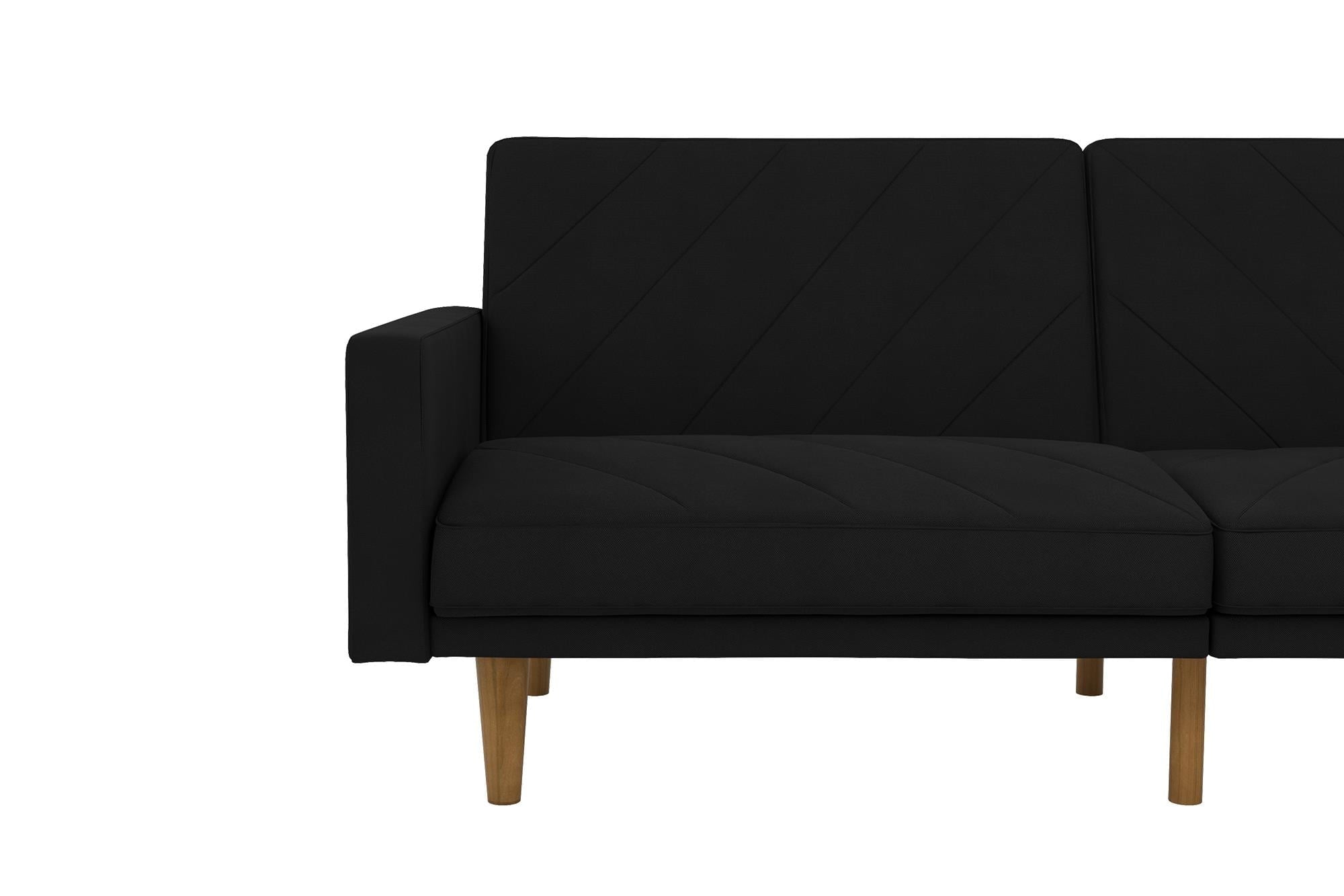 DHP Paxson Futon, Black Linen