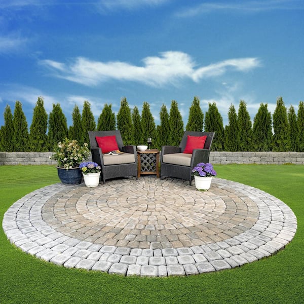 33.24 ft. x 1.375 ft. x 2.375 in. Cascade Blend Old Dominion Paver Circle Expansion Kit (260 Piece/45.72 sq. ft./Pallet)