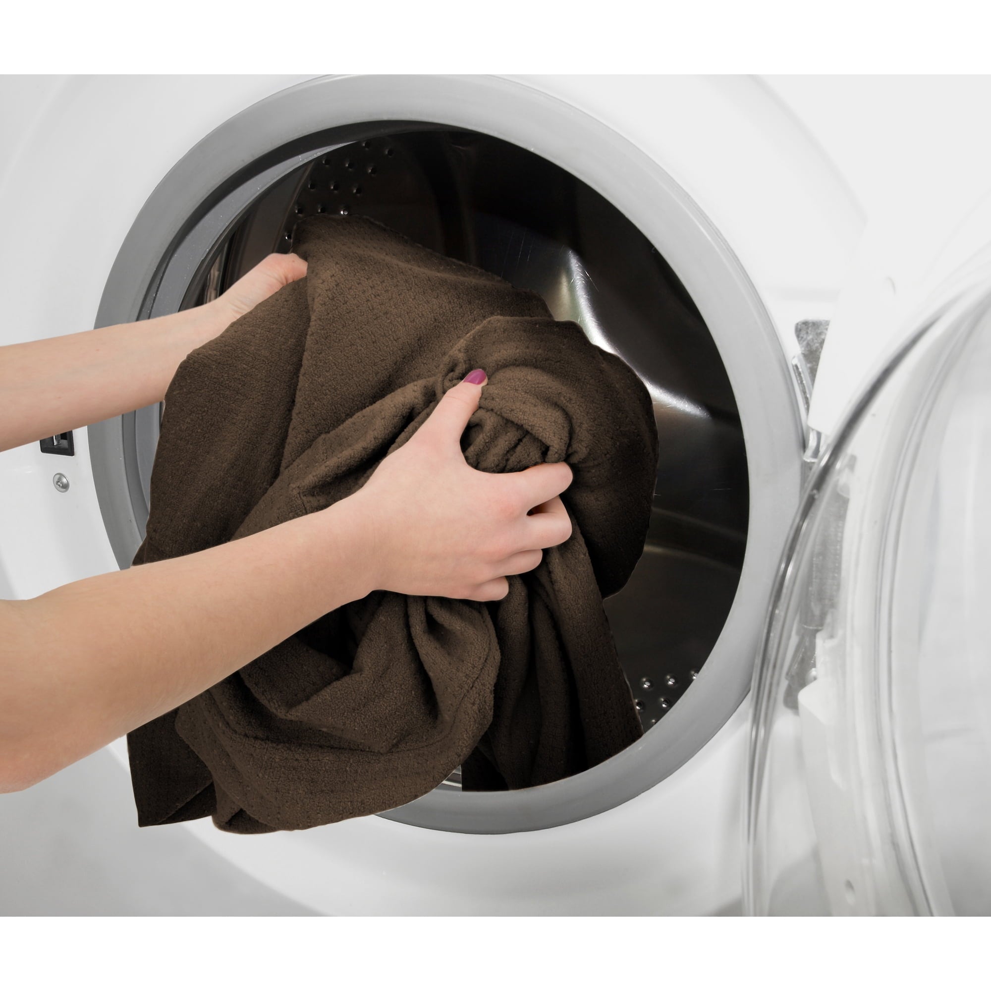 Mainstays Recliner Pixel Stretch Fabric Slipcover, Brown, 4-Piece