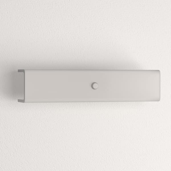 Channel Glass Collection 2-Light White White Glass Traditional Bath Vanity Light