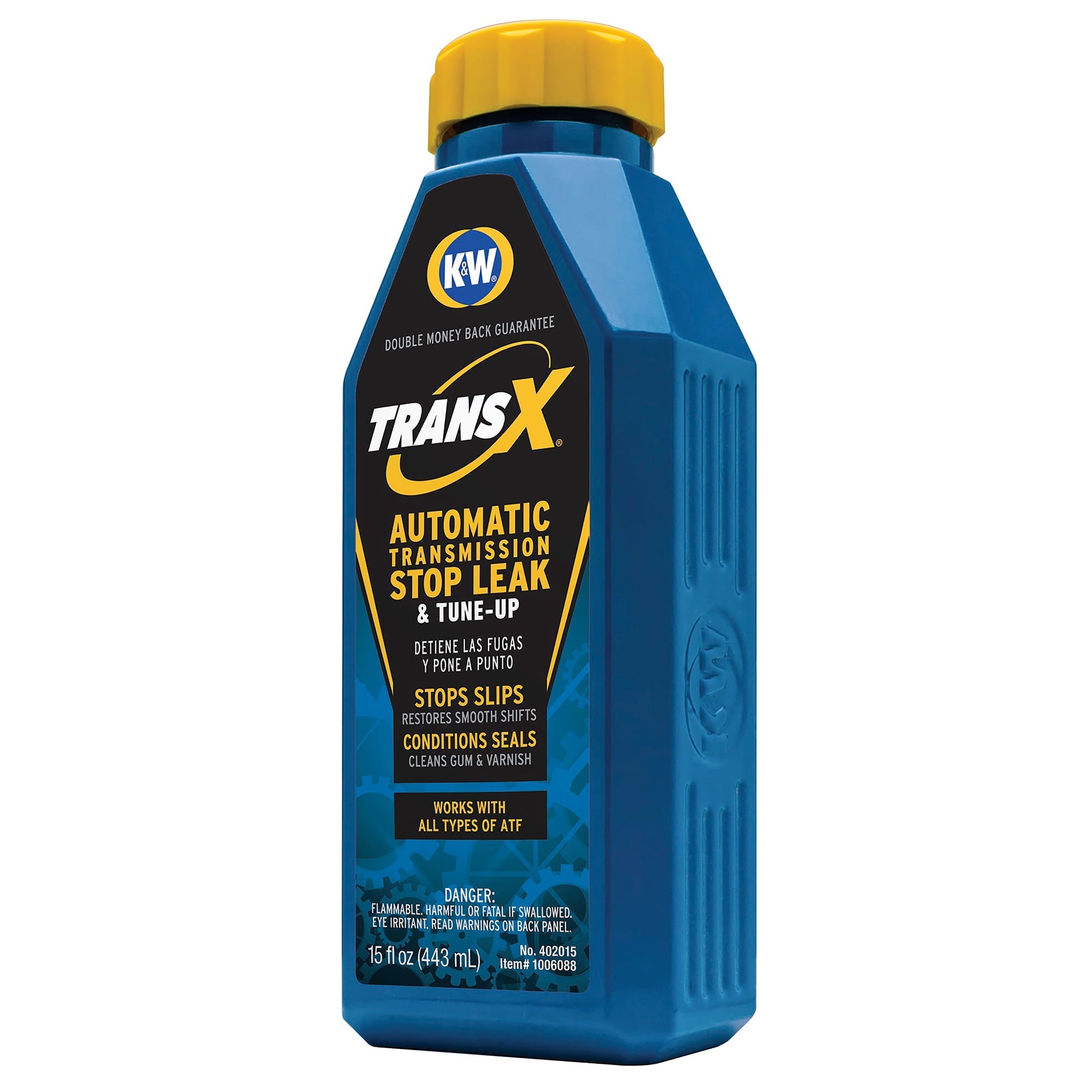 CRC K&W Trans-X Automatic Transmission Slip-Stop & Leak Fix, 15 fl oz
