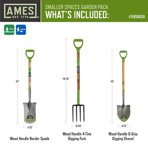 Smaller Spaces Garden Tool Set (Set of 3)