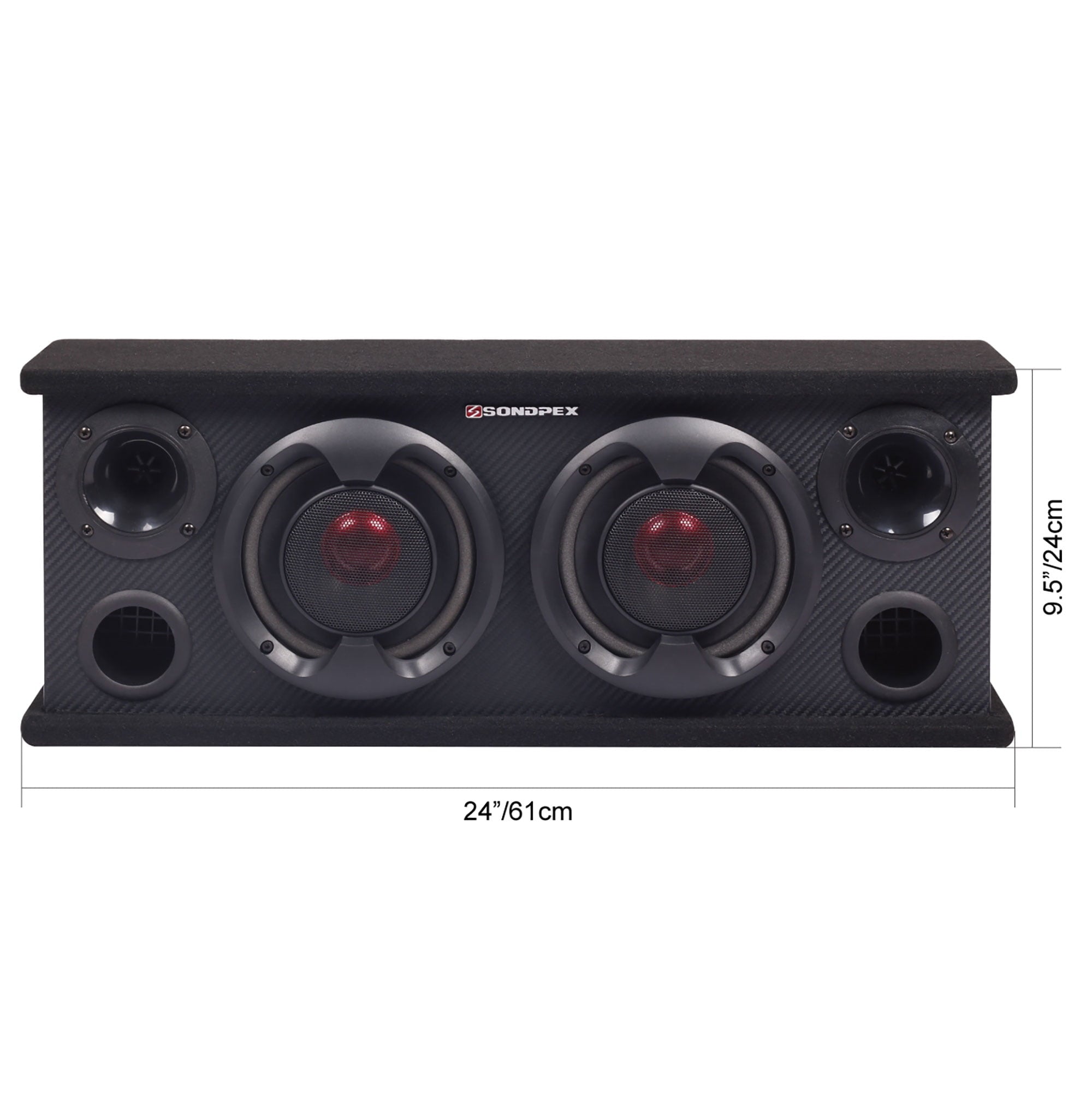 Sondpex BB14065 6.5 in. 400 watt 2-Way Speaker System