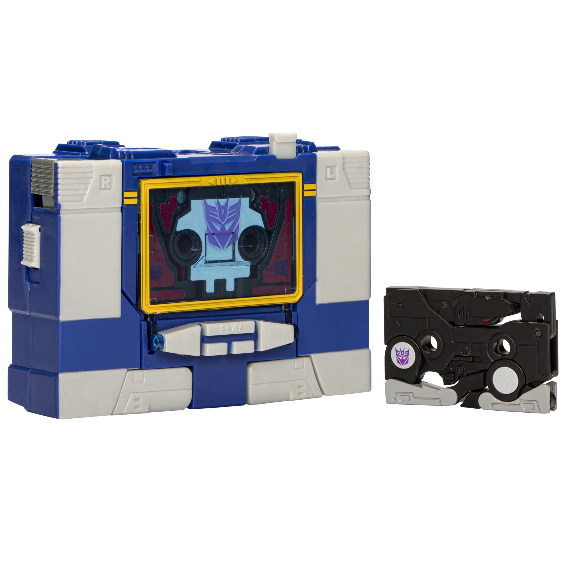 Transformers Toys Retro 40th Anniversary Soundwave, Laserbeak, & Ravage Action Figures