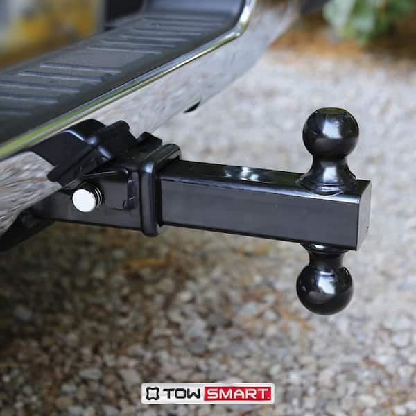 Class 2 Up to 6,000 lb. 1-7/8 in. and 2 in. Ball Diameters Dual Adjustable Trailer Hitch Ball Mount