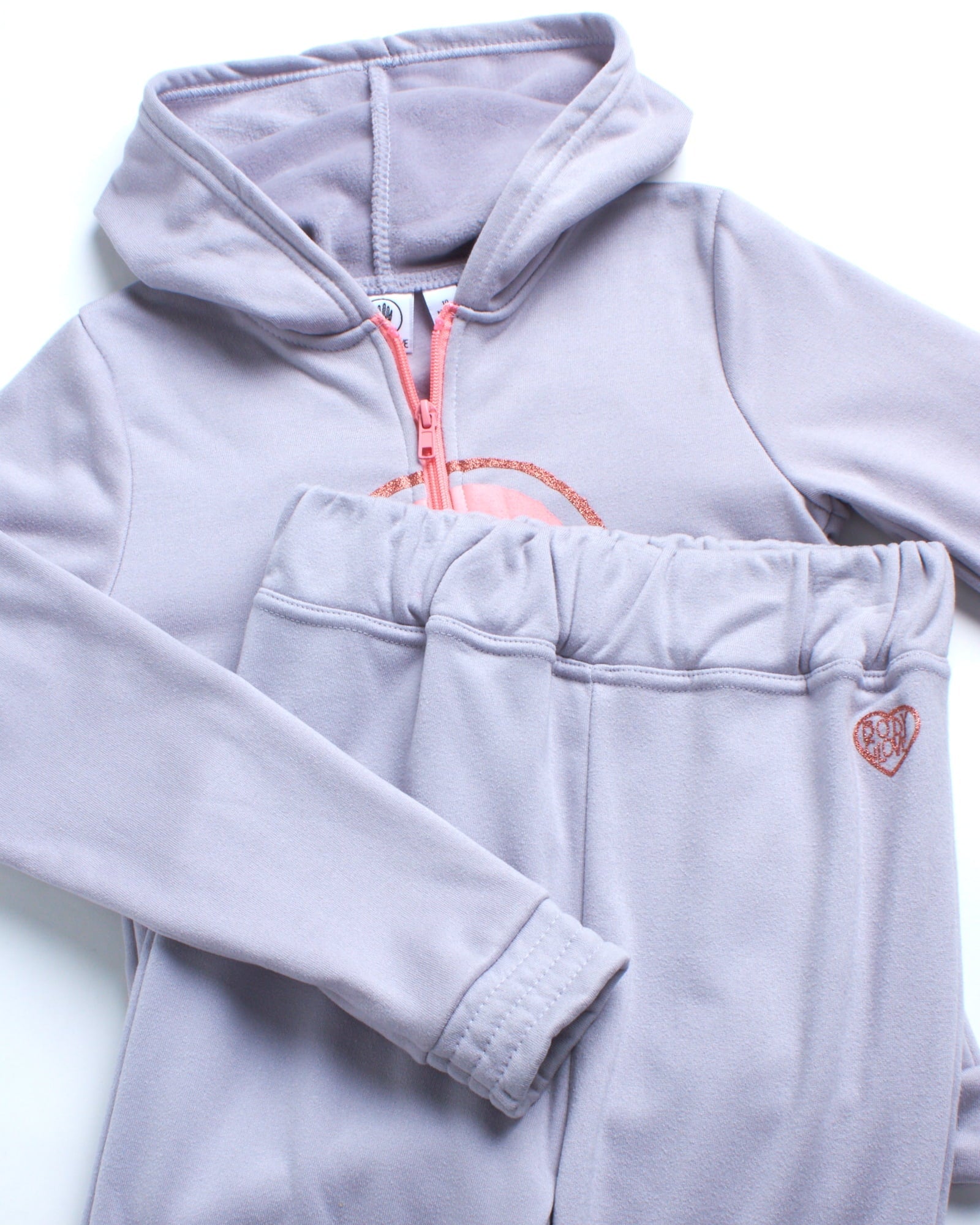 Body Glove Girls’ Jogger Set – 2 Piece Fleece Sweatshirt and Sweatpants Sweatsuit (7-12)