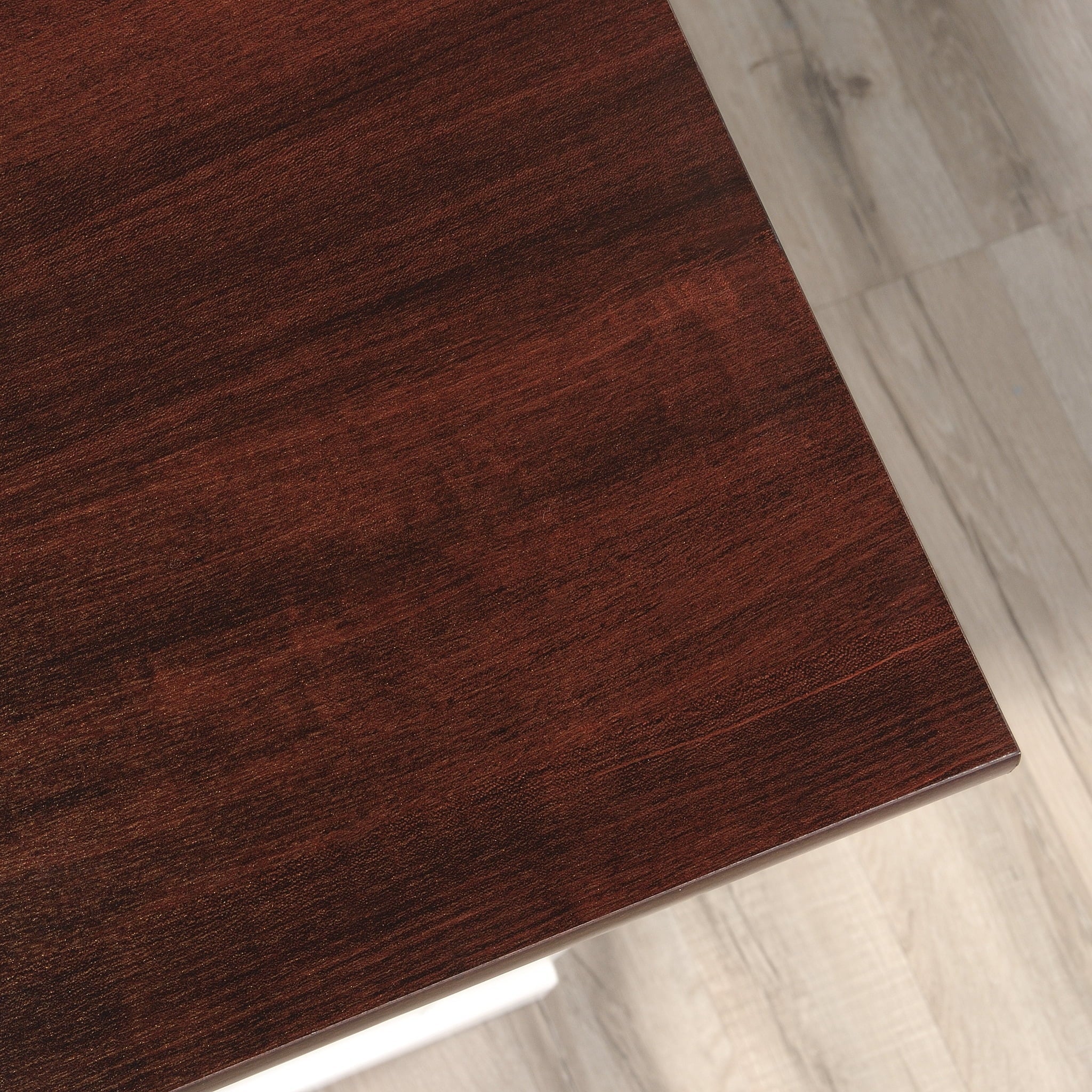 Sauder Lateral File Cabinet with Cherry Accent, Soft White Finish