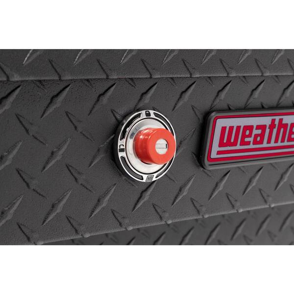 56 in. Matte Black Aluminum Lo- Side Truck Tool Box