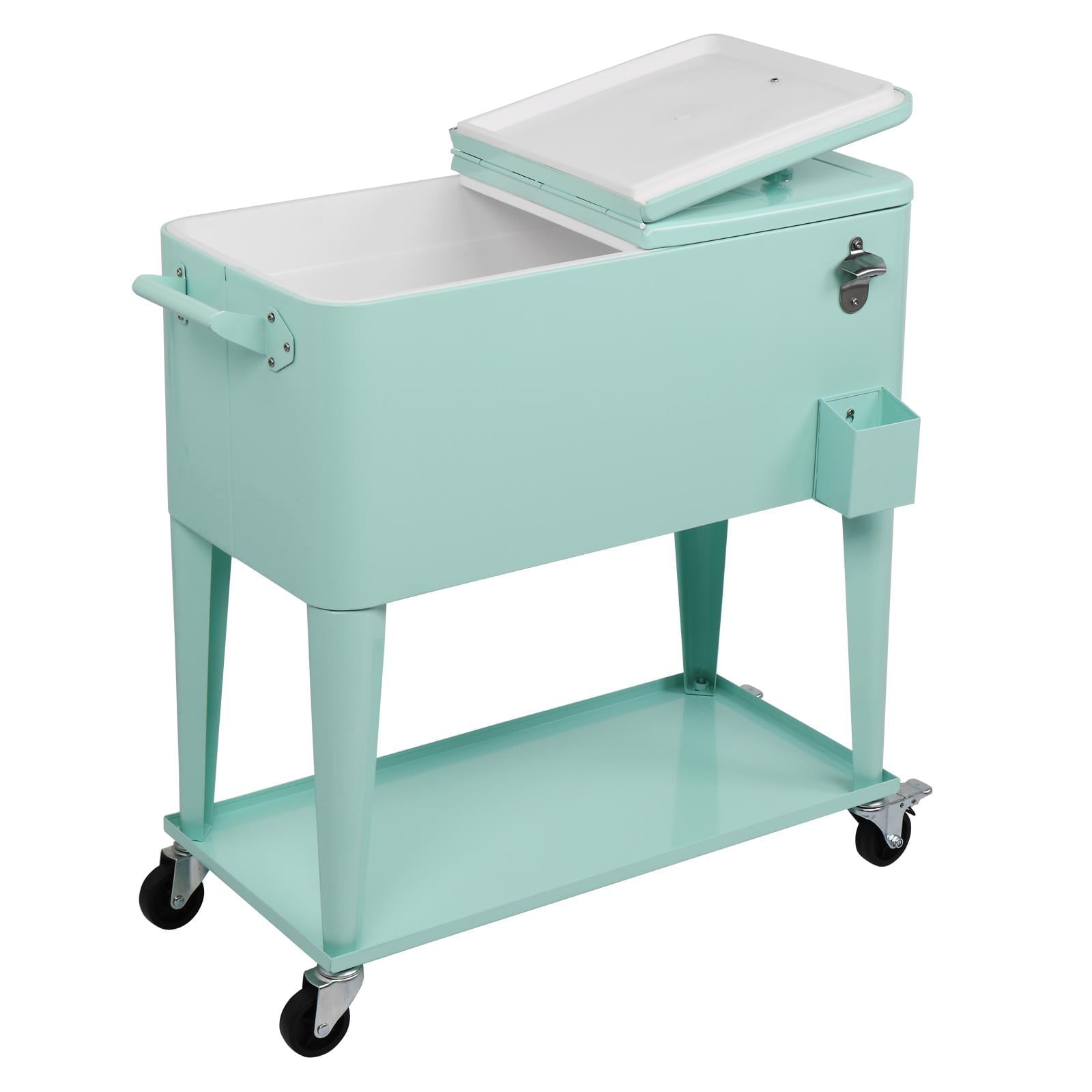 Winado 80QT Iron Spray Cooler with Shelf Green